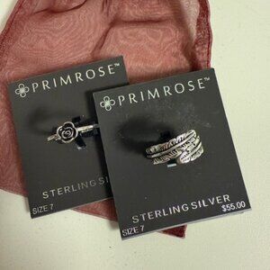 Primrose Sterling Silver Rings